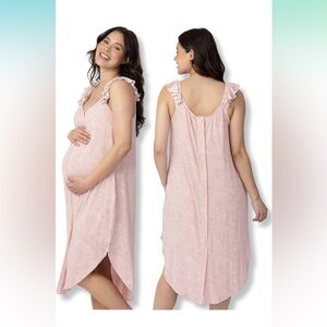Kindred Bravely Ruffle Strap Labor & Delivery Gown, worn once home from hospital